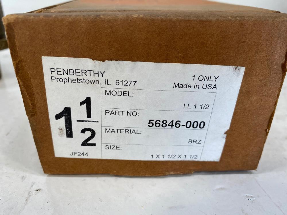 Penberthy Bronze LL 1-1/2" Low Head Liquid Motive Jet Pump 56846-00